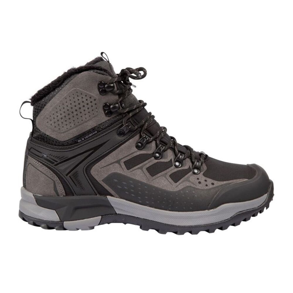 Trespass Mens Knox DLX Walking Boots / Black/Gray